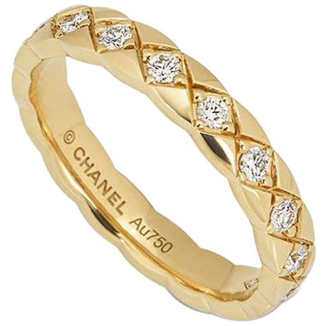 chanel gold ring|chanel diamond rings for women.